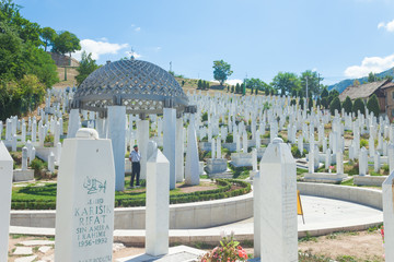 Muslim cemetery.