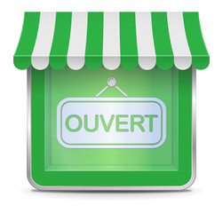 Ic&ocirc;ne Magasin Ouvert
