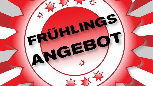 Fr&uuml;hlings Angebot