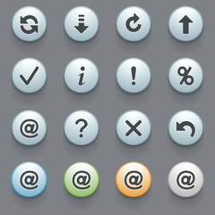Internet icons for web site, set 7.