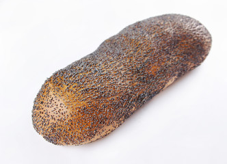 Bun dusted with poppy seed