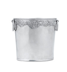 pewter bucket for alcohol bottle