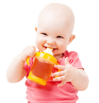 Baby With Juice