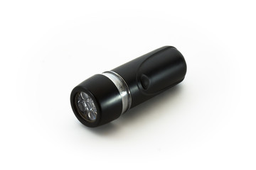 Bicycle front light isolated on white background