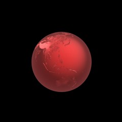 Globe, 3D render.