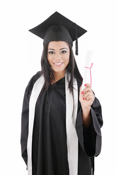 picture from a young graduation woman