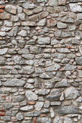 eine Steinmauer als Hintergrund