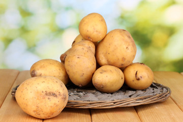 Ripe potatoes