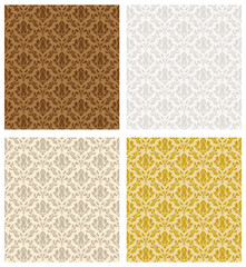 Damask Seamless Color Set