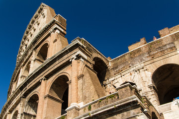 Naklejka premium Colosseum in Rome, Italy