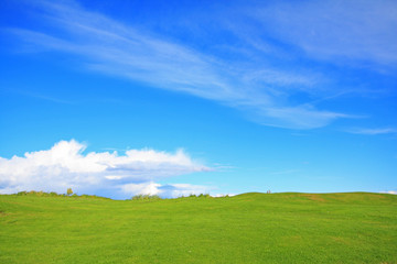 Beautiful background with blue sky