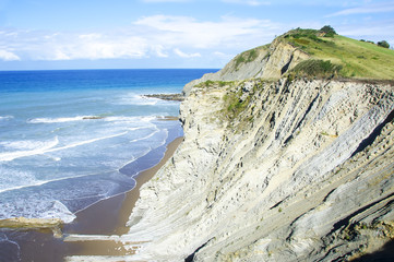 Flysch in Zumaia,Vizcaya