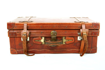 Old big suitcase