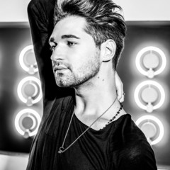 fashion hair elegant man in black