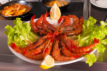 Raw prawns