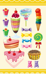 various sweets