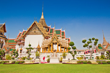 thailand - bangkok - royal palace - obrazy, fototapety, plakaty