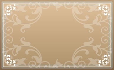 wedding template design, paisley floral pattern , India