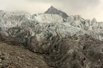 Foto op geborsteld aluminium Gletsjers smeltende gletsjer