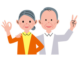 シニア　カップル