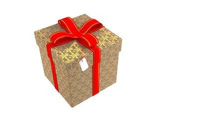 Present Box Computer Generated Image
