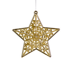 golden Christmas star decoration