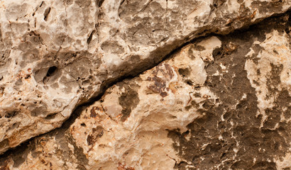 Texture of a stone wall