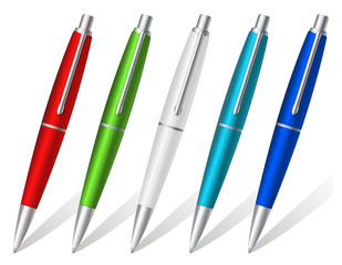 Colorfull ball pens