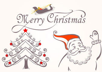 Merry christmas elements