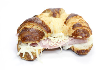 croissant au jambon