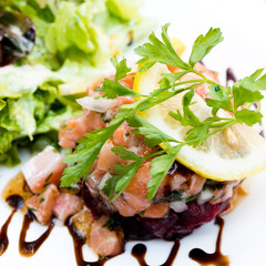 smoked salmon