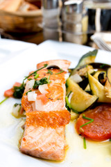 grilled salmon