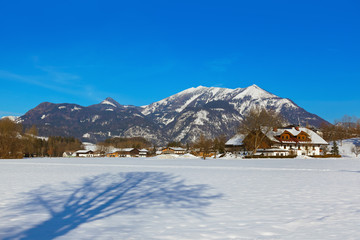 Mountains ski resort Strobl Austria