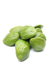 Fototapeta premium Petai, Bitter beans On White Backgound