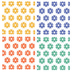 Colorful abstract background with colorful sun