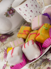 colorful little cakes