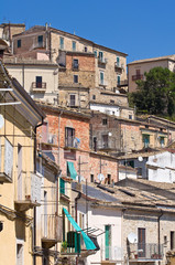 Fototapeta na wymiar Panoramiczny widok z Sant'Agata di Puglia. Apulia. Włochy.