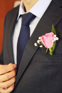 Rose In Buttonhole