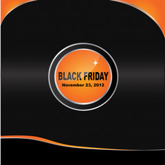 Vector Black Friday brochure design