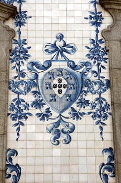 Azulejo in Porto, Portugal