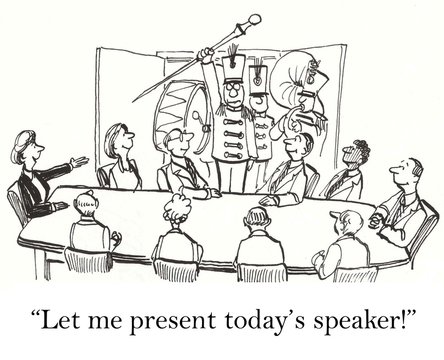 Let me present the speaker for our meeting