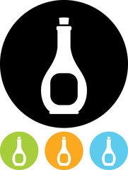 Vector icon isolated on white - Bottle