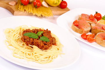Spaghetti meal