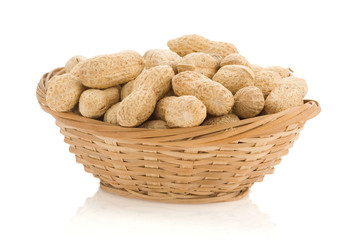 peanuts isolated on white