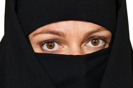 Verschleierte Frau