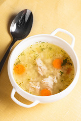 Chicken broth