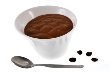 Gourmandise au café et grains de café