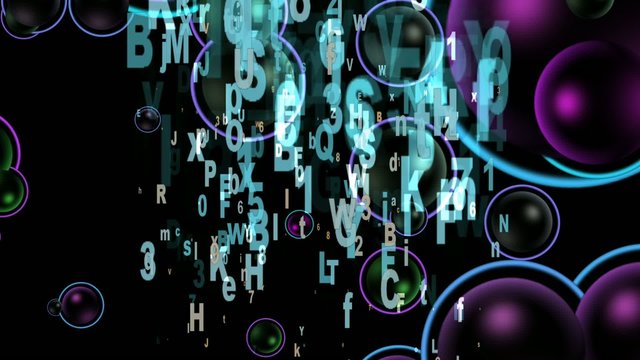 Bubbles and Letters