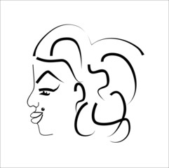 marilyn - simple sketch