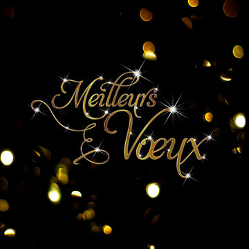 Meilleurs voeux en or